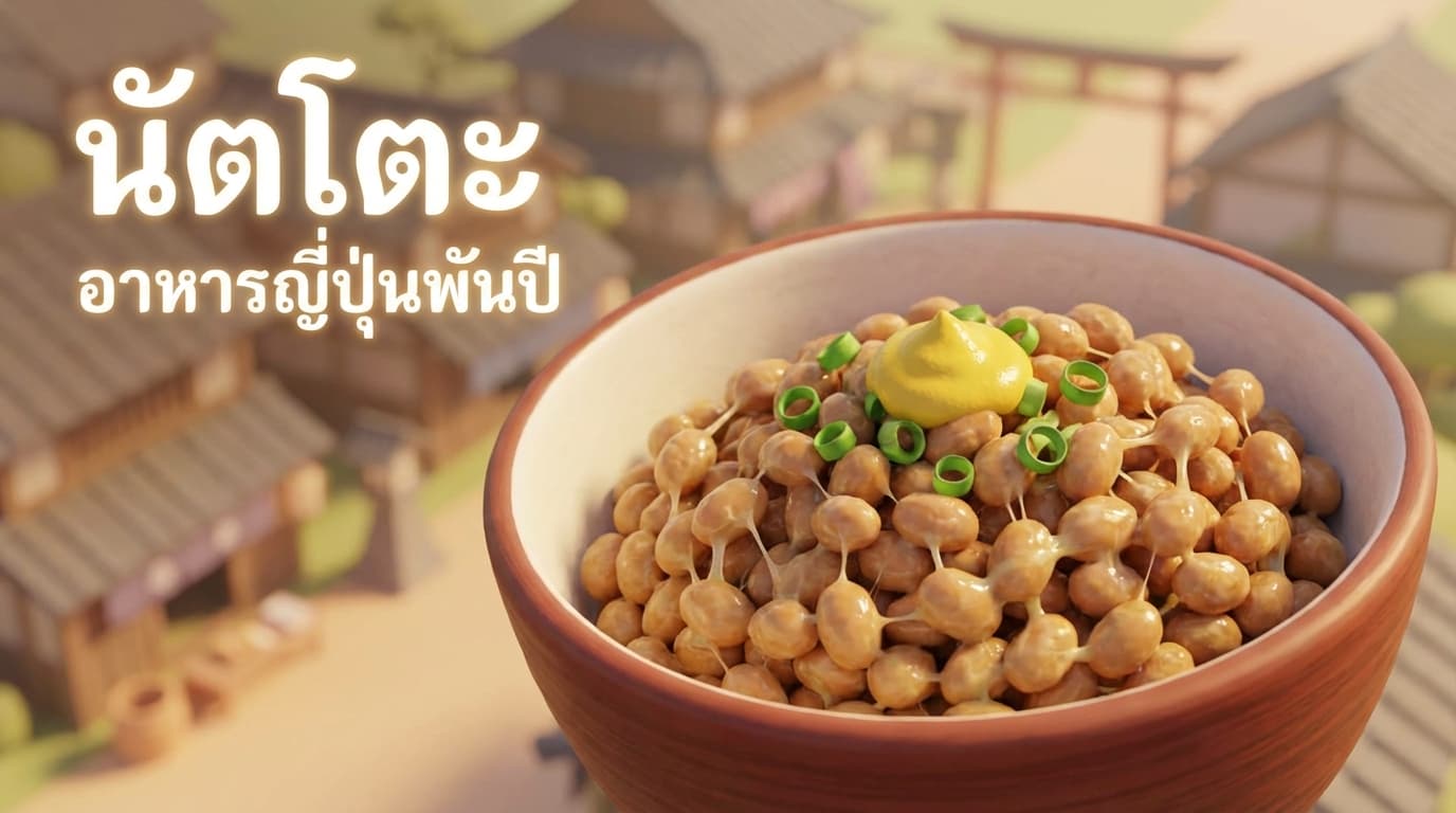นัตโตะ อาหารญี่ปุ่น 1,000 ปี — กับนวัตกรรมการดูแลตับสมัยใหม่